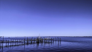 Port Charlotte sits on the northern shore of Charlotte Harbor.